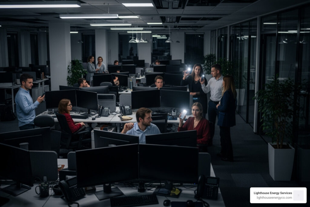 Business power outage