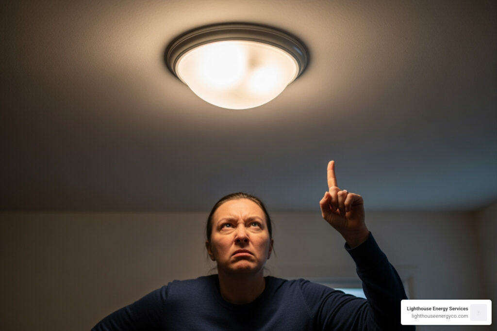 ceiling light repair