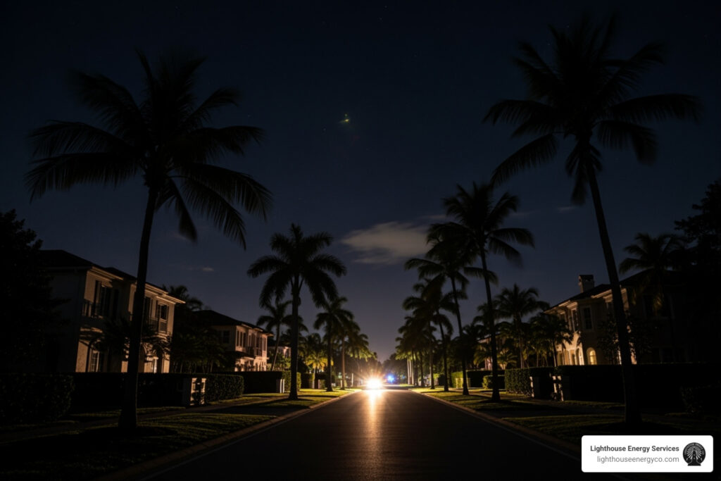 Power outage Palm Beach