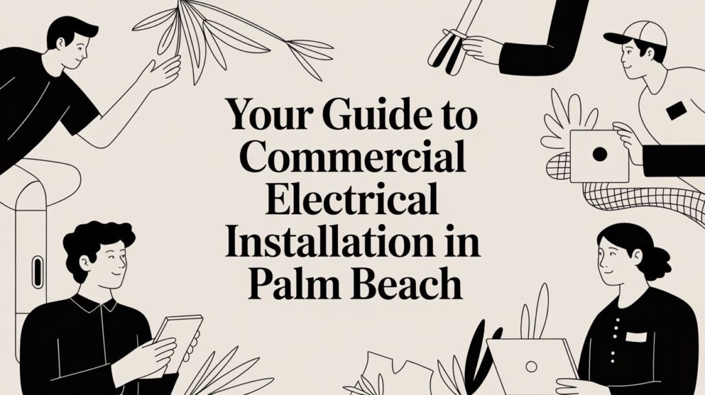 commercial electrical installation electrical guide Your Guide to Commercial Electrical Installation in Palm Beach When people talk about a commercial electrical installation, they're describing something far more complex than the wiring in your house. It's the engineered, high-capacity power system built specifically for a business, whether that’s a small storefront or a massive industrial facility. This isn't just about running wires; it's about creating a robust electrical backbone designed to handle heavy loads, ensure constant reliability, and meet a mountain of safety codes. commercial electrical installation electrical guide Your Guide to Commercial Electrical Installation in Palm Beach When people talk about a commercial electrical installation, they're describing something far more complex than the wiring in your house. It's the engineered, high-capacity power system built specifically for a business, whether that’s a small storefront or a massive industrial facility. This isn't just about running wires; it's about creating a robust electrical backbone designed to handle heavy loads, ensure constant reliability, and meet a mountain of safety codes.
