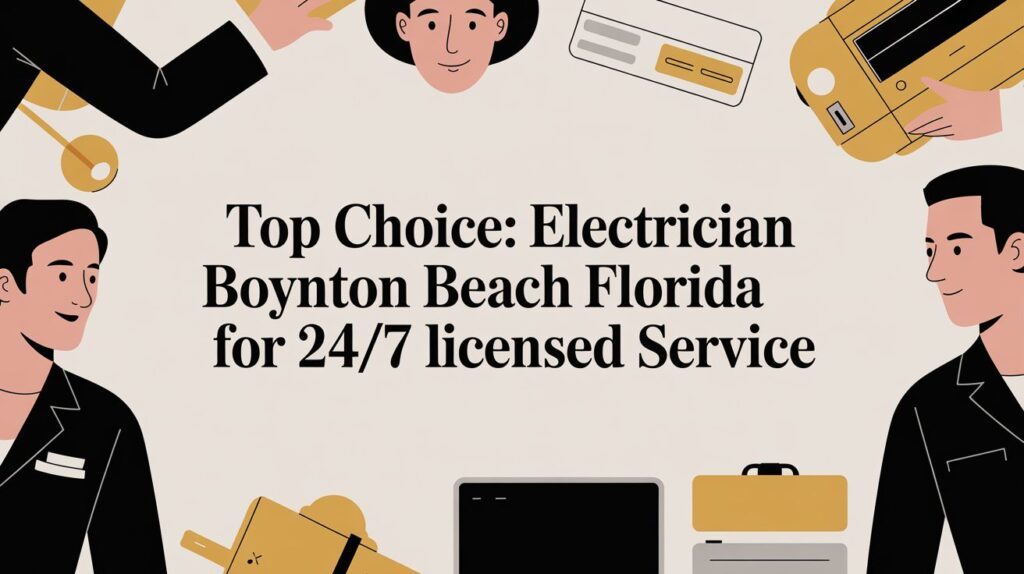 electrician boynton beach florida electrician service Top Choice: electrician boynton beach florida for 24/7 Licensed Service When the lights start to flicker or a circuit breaker trips for the third time this week, finding a trustworthy electrician in Boynton Beach, Florida, jumps to the top of your to-do list. This isn't just about getting the power back on. It's about the safety of your property, staying compliant with local codes, and getting real, long-term peace of mind. electrician boynton beach florida electrician service Top Choice: electrician boynton beach florida for 24/7 Licensed Service When the lights start to flicker or a circuit breaker trips for the third time this week, finding a trustworthy electrician in Boynton Beach, Florida, jumps to the top of your to-do list. This isn't just about getting the power back on. It's about the safety of your property, staying compliant with local codes, and getting real, long-term peace of mind.