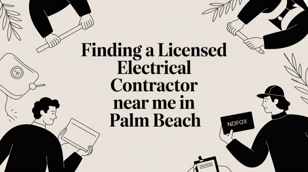 licensed electrical contractor near me electrical contractors Finding a Licensed Electrical Contractor Near Me in Palm Beach When you’ve got an electrical issue, the first thing you probably do is grab your phone and search for a "licensed electrical contractor near me." That’s a smart move. More than just a quick fix, that search is your first line of defense against faulty work, fire hazards, and major legal headaches. It’s how you start the process of making your home or business truly safe. licensed electrical contractor near me electrical contractors Finding a Licensed Electrical Contractor Near Me in Palm Beach When you’ve got an electrical issue, the first thing you probably do is grab your phone and search for a "licensed electrical contractor near me." That’s a smart move. More than just a quick fix, that search is your first line of defense against faulty work, fire hazards, and major legal headaches. It’s how you start the process of making your home or business truly safe.
