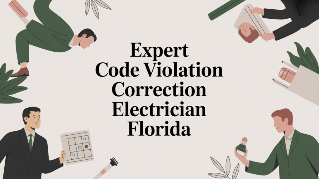 code violation correction electrician florida professional electrician Expert Code Violation Correction Electrician Florida The good news is that most electrical violations are fixable. The bad news is that they only get resolved when the repair and the paperwork line up. If you need a Code violation correction electrician Florida property owners can rely on, you need someone who understands both the wiring and the closing process that gets the violation officially cleared.
