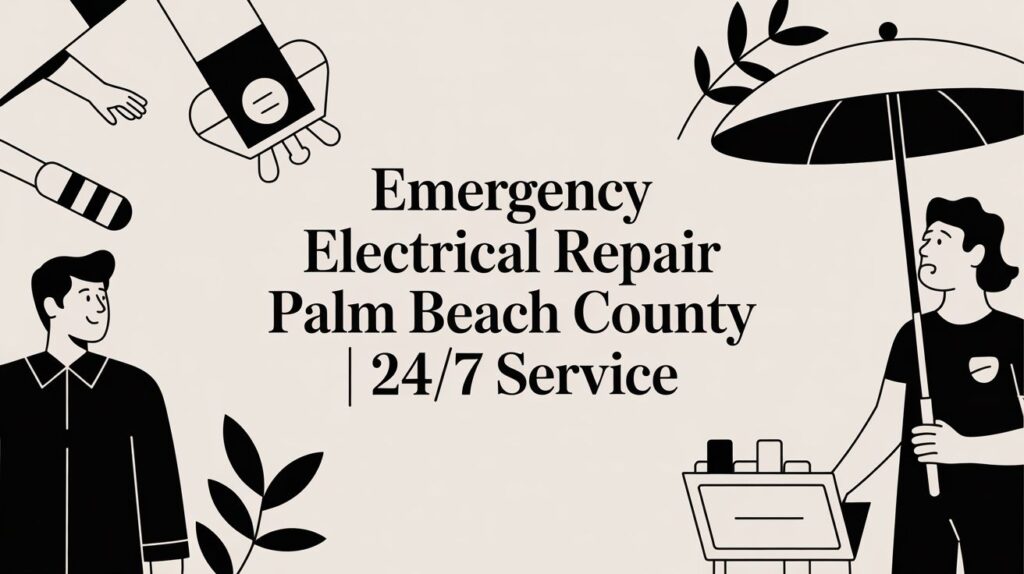 emergency electrical repair palm beach county electrical repair Emergency Electrical Repair Palm Beach County | 24/7 Service Emergency electrical repair Palm Beach County isn't just about getting power back on. It's about making the space safe, figuring out whether the problem is inside your property or on the utility side, and avoiding the mistakes that turn a repair into a fire or shock hazard. Palm Beach County has its own trouble pattern: hurricane season, storm surges, coastal corrosion, and older infrastructure that doesn't tolerate neglect well.