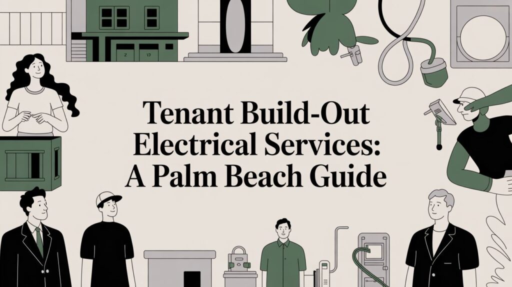 tenant build out electrical services electrical design Tenant Build-Out Electrical Services: A Palm Beach Guide That's where tenant build-out electrical services stop being a line item and become a project driver. If the electrical scope is handled well, the build-out moves cleanly from drawings to permits to rough-in to final inspection. If it's handled poorly, everything downstream gets harder. Walls get opened twice, fixtures arrive before controls are ready, panel capacity gets questioned late, and everyone starts asking why the schedule slipped.