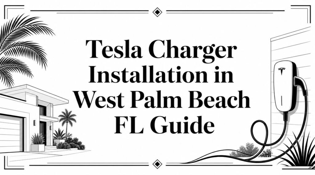 tesla charger installation in west palm beach fl tesla charger Tesla Charger Installation in West Palm Beach FL Guide That's where Tesla charger installation in West Palm Beach FL stops being a product question and becomes an electrical planning question. In Palm Beach County, the difference between a clean install and an expensive headache usually comes down to panel capacity, charger location, permit handling, and whether the electrician thinks through the whole path before touching a wire.