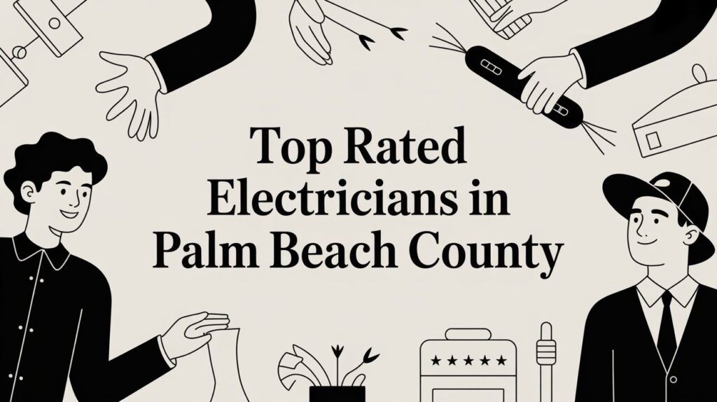 top rated electricians in palm beach county electrician service Top Rated Electricians in Palm Beach County That's worth something. A lot of people searching top rated electricians in Palm Beach County don't need a huge brand or a specialty contractor. They need a licensed local company that can quote from photos, handle the basics well, and move quickly.