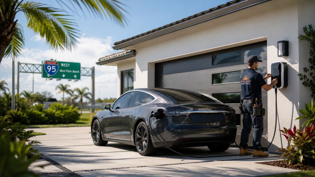 electric car charger installation near i 95 west palm beach ev charger Electric Car Charger Installation Near I-95 West Palm Beach Electric car charger installation near I-95 West Palm Beach works best when the plan starts with the house, not the charger box. The charger is the last decision. The electrical path, permitting path, and parking reality come first.