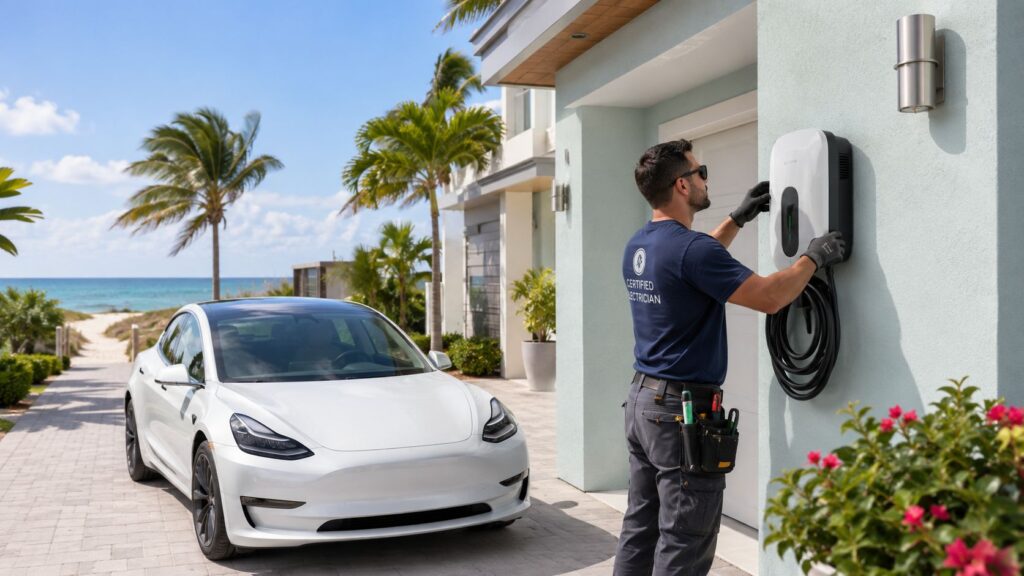 ev charger installation in riviera beach fl electrician installing EV Charger Installation in Riviera Beach FL: A Local Guide You've probably already done the easy part. You picked the vehicle, looked at a few chargers online, and started wondering whether adding home charging in Riviera Beach is a simple afternoon job or a bigger electrical project. ev charger installation in riviera beach fl electrician installing EV Charger Installation in Riviera Beach FL: A Local Guide You've probably already done the easy part. You picked the vehicle, looked at a few chargers online, and started wondering whether adding home charging in Riviera Beach is a simple afternoon job or a bigger electrical project.