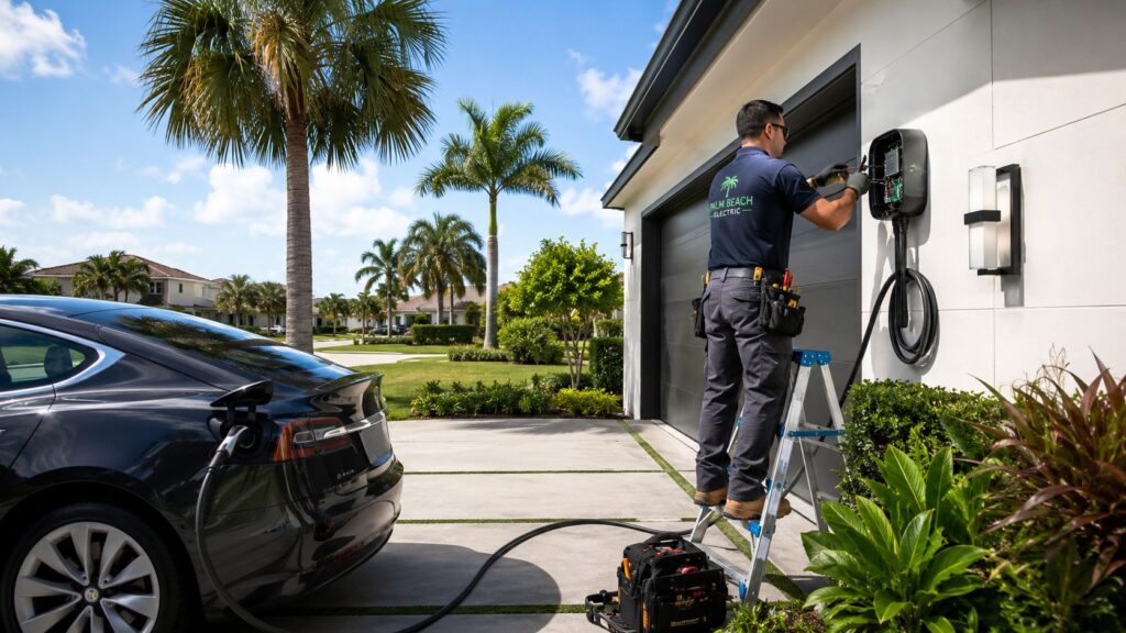 ev outlet installation in west palm beach fl ev charging installation EV Outlet Installation in West Palm Beach FL: Expert Service That's where a proper plan matters. EV outlet installation in West Palm Beach FL isn't just about adding a receptacle to the wall. It starts with choosing the right charging level, checking whether your panel can support it, pulling permits, and making sure the installation will pass inspection and hold up for daily use. For condo boards, property managers, and HOAs, the job gets more complicated because metering, shared parking, and electrical capacity affect everyone, not just one driver.