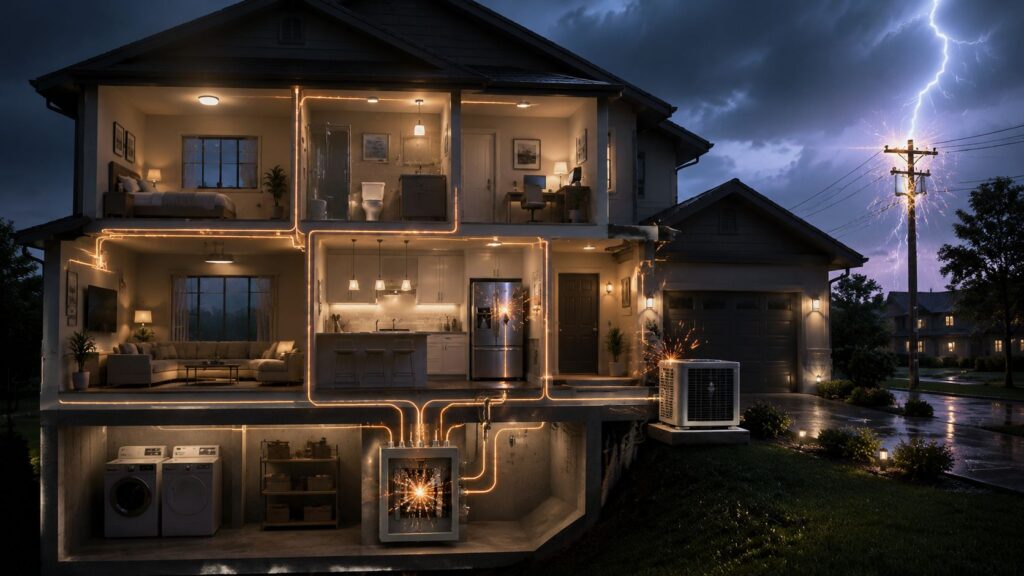 what causes power surges in a house power surge What Causes Power Surges in a House? a 2026 Guide If you've been wondering what causes power surges in a house, the answer is usually less dramatic than a lightning strike and more practical. It often comes down to how electricity moves through your home's wiring when large appliances start and stop, and what happens when power returns after an outage. Once you understand that, protecting your home gets much easier.