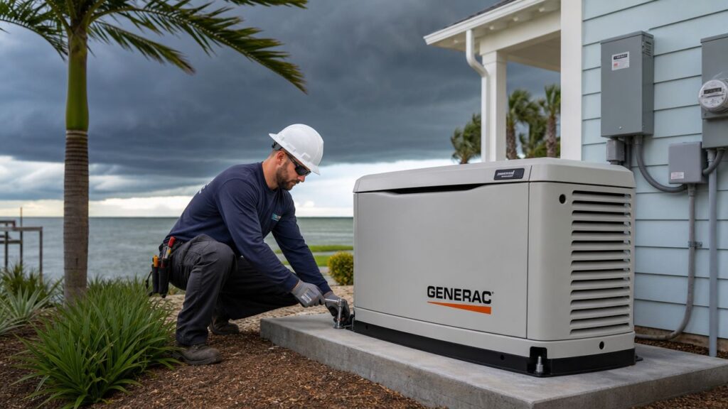 hurricane backup generator installation florida generator installation Hurricane Backup Generator Installation Florida 2026 You don't start thinking seriously about a backup generator when the weather is perfect. You start when the storm has passed, the street is dark, the refrigerator is warming up, the house is getting hotter by the hour, and every update from the utility sounds vague. In Palm Beach County, that situation isn't hypothetical. It's part of living on the coast. hurricane backup generator installation florida generator installation Hurricane Backup Generator Installation Florida 2026 You don't start thinking seriously about a backup generator when the weather is perfect. You start when the storm has passed, the street is dark, the refrigerator is warming up, the house is getting hotter by the hour, and every update from the utility sounds vague. In Palm Beach County, that situation isn't hypothetical. It's part of living on the coast.