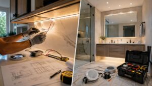 kitchen and bathroom lighting remodel electrical electrical work Blog Electricians Blog