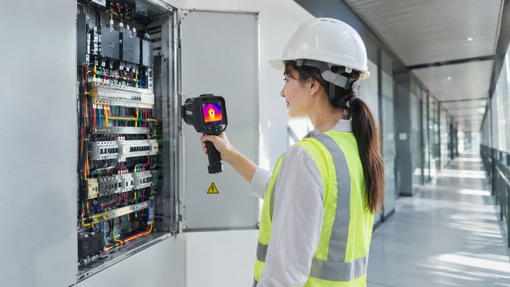 commercial electrical maintenance thermal inspection Commercial Electrical Maintenance: A Complete Facility Guide The most popular advice about commercial electrical maintenance is also the least useful: inspect everything on a fixed calendar and call an electrician when something fails. That checklist can create the appearance of control while leaving a facility exposed to overheating connections, degraded insulation, obsolete equipment, poor records, and emergency outages. commercial electrical maintenance thermal inspection Commercial Electrical Maintenance: A Complete Facility Guide The most popular advice about commercial electrical maintenance is also the least useful: inspect everything on a fixed calendar and call an electrician when something fails. That checklist can create the appearance of control while leaving a facility exposed to overheating connections, degraded insulation, obsolete equipment, poor records, and emergency outages.