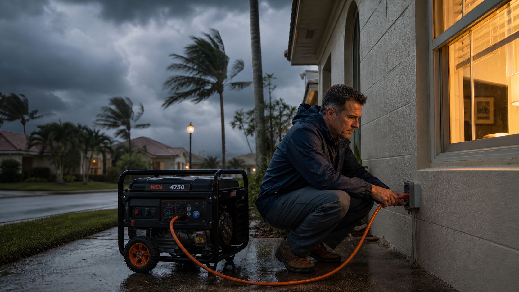 what is a transfer switch for generators portable generator What Is a Transfer Switch for Generators: A Guide A transfer switch is a safety device that lets a building switch electricity between the utility grid and a backup generator without backfeeding power into utility lines. The National Electrical Code requires one whenever a generator powers a building's wiring system. A man connects an orange power cable from a portable generator to a house transfer switch outlet.