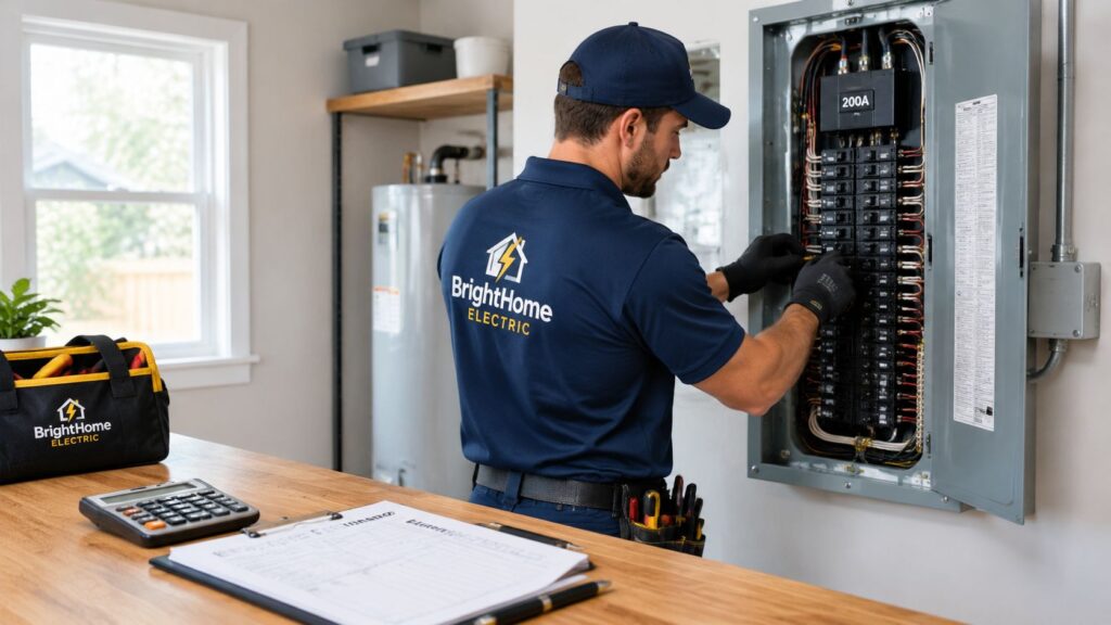 electrical service upgrade cost electrician working Electrical Service Upgrade Cost: Your 2026 Guide A typical residential 200-amp electrical service upgrade costs $2,500 to $4,000, while the broader U.S. range for homeowner projects is $1,800 to $6,000. Complex work involving underground feeds, trenching, or utility coordination can reach $12,000 or more.